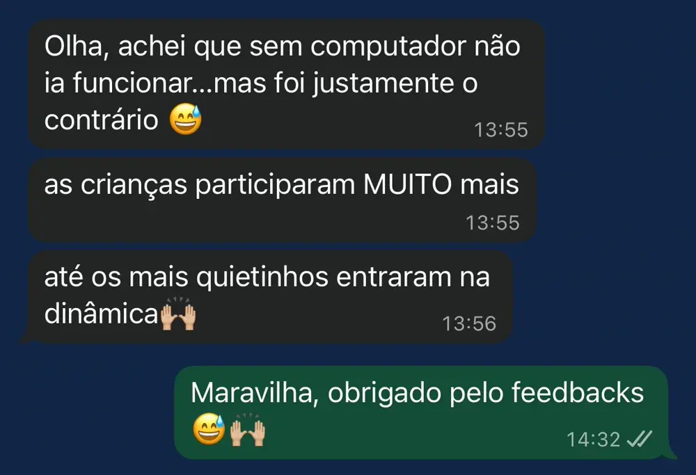 Depoimento WhatsApp 5